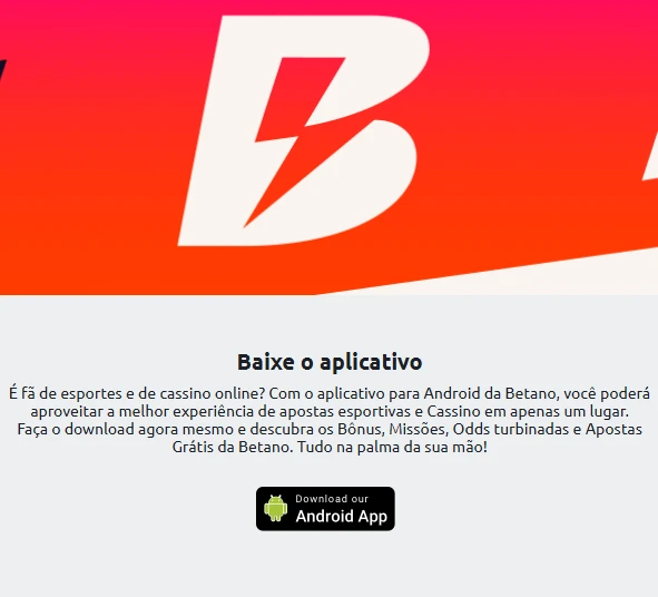 Betano app