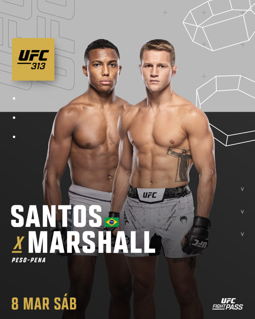Palpite Santos x Marshall UFC 313