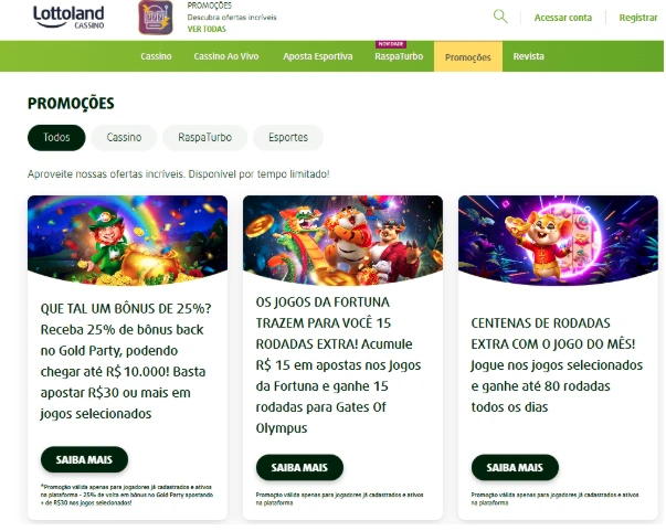 Promoções Lotoland